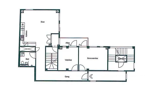 Stylish 2Br W Private Balcony In Cph City Centre Copenhagen